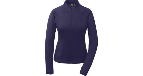 Outdoor Research Radiant LT Zip Top - Women's-X-Small-Blackberry