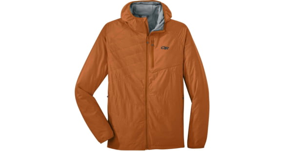 Outdoor Research Refuge Air Hooded Jacket - Men's, Copper, Small, 2714261780006