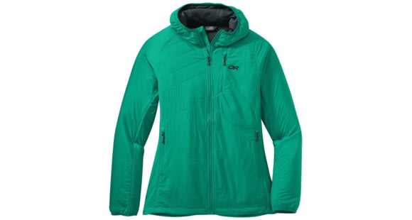 Outdoor Research Refuge Air Hooded Jacket - Women's, Jade, Large, 2714420715008