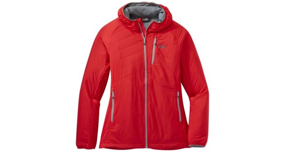 Outdoor Research Refuge Air Hooded Jacket - Women's, Teaberry, Large, 2714421578008