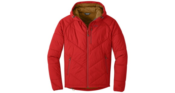 Outdoor Research Refuge Hooded Jacket - Men's, Tomato, L, 2680901292008