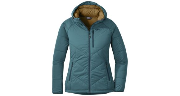 Outdoor Research Refuge Hooded Jacket - Women's, Washed Peacock, Extra Small, 2681101272005