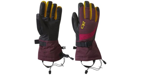 Outdoor Research Revolution Gloves - Women's, Cacao/Beet/Turmeric, Small, 2433461685006