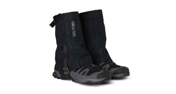 Outdoor Research Rocky Mountain Low Gaiters II, Black, Large, 3224230001008