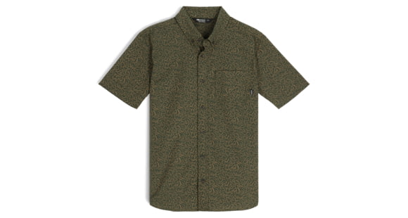 Outdoor Research Rooftop S/S Shirt - Men's, Verde Squiggle, 2XL, 3002482396010