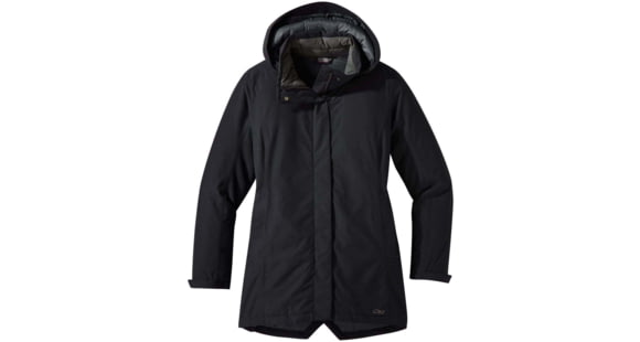 Outdoor Research Rosemont Parka - Women's, Black, Extra Small, 2716180001005
