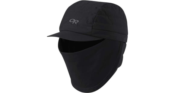 Outdoor Research Sahale Trapper Cap, Black, Small/Medium, 2776490001015