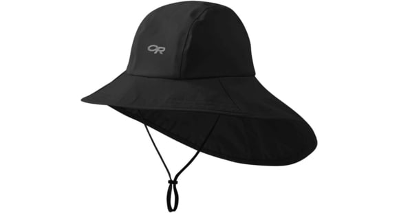 Outdoor Research Seattle Cape Hat, Black, Small, 2776620001006
