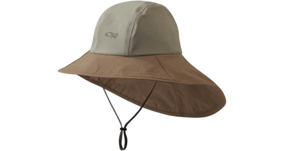 Outdoor Research Seattle Cape Hat, Khaki/Java, Small, 2776620807006