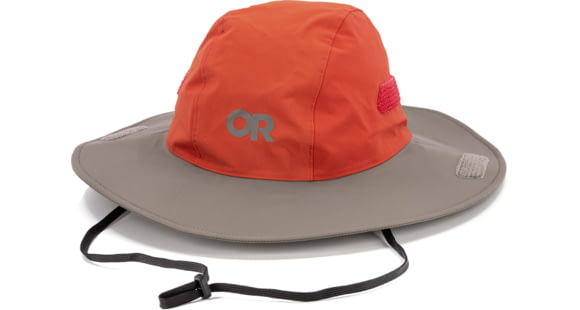 Outdoor Research Seattle Rain Hat, Cardinal/gravel, Small, 3222903024006