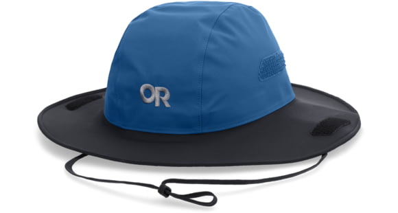 Outdoor Research Seattle Rain Hat, Classic Blue/Black, Medium, 2801352068007