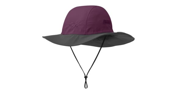 Outdoor Research Seattle Rain Hat, Orchid/Dark Grey, Extra Large, 243505-0388009