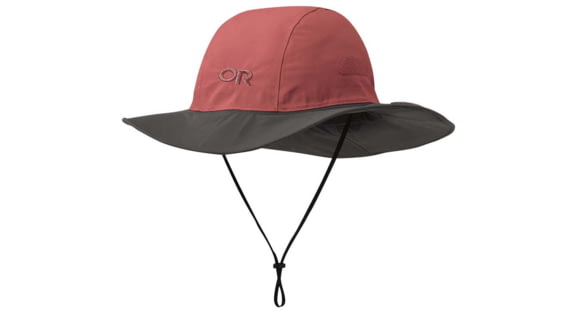 Outdoor Research Seattle Rain Hat, Desert/Dark Grey, Small, 2801351682006