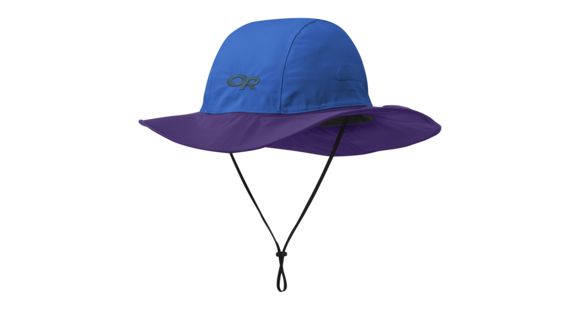 Outdoor Research Seattle Rain Hat, Glacier/Purple Rain, Extra Large, 2435051531009