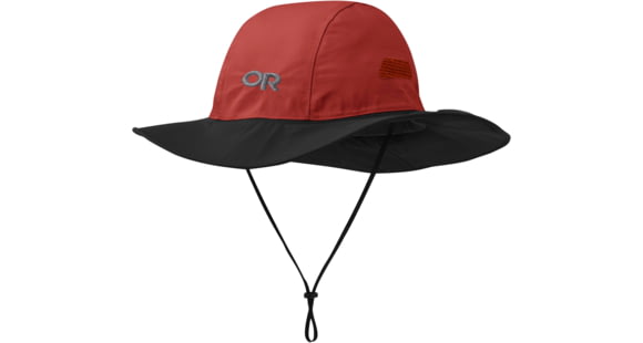Outdoor Research Seattle Rain Hat, Mars/Black, Extra Large, 2801352015009