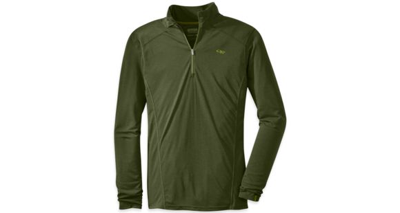 Outdoor Research Sequence Long-Sleeve Zip Top - Men's-Kale-Medium, 321653