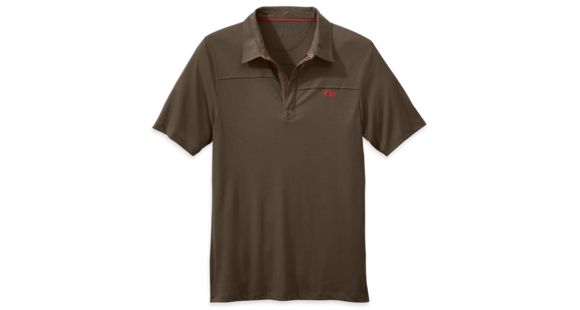 Outdoor Research Sequence Short Sleeve Polo - Men's-Earth/Diablo-Large