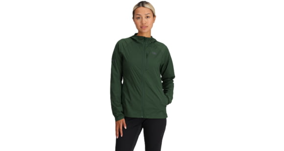 Outdoor Research Shadow Wind Hoodie - Women's, Grove, XL, 3009002445009