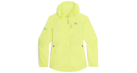 Outdoor Research Shadow Wind Hoodie - Women's, Limonata, Small, 300900-2641-006
