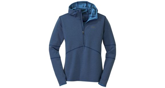 Outdoor Research Shiftup Half Zip Hoody - Men's-Night/Tahoe-Medium