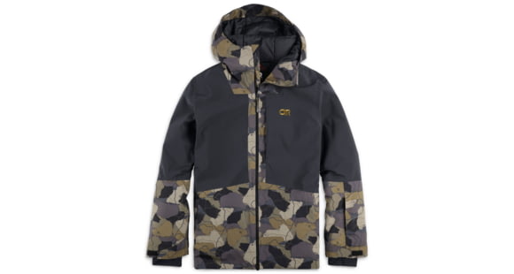Outdoor Research Snowcrew Jacket - Men's, Loden Camo/Black, Extra Large, 2831902228-XL