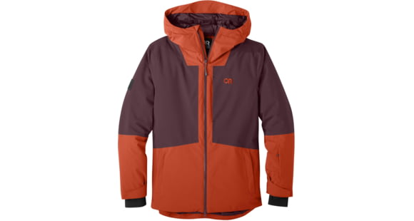 Outdoor Research Snowcrew Jacket - Men's, Redrock/Elk, Medium, 2831902061007