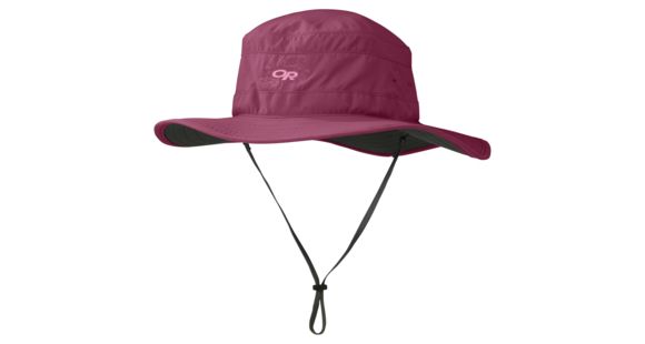 Outdoor Research Solar Roller Sun Hat, Women's, Raspberry, L, 243442-raspberry-L