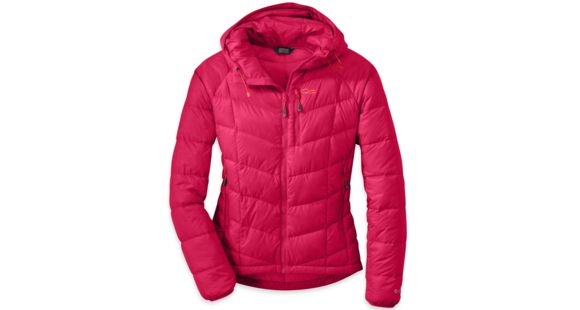 Outdoor Research Sonata Hooded Jacket - Women's-Scarlet/Flame-Small, 727602414393