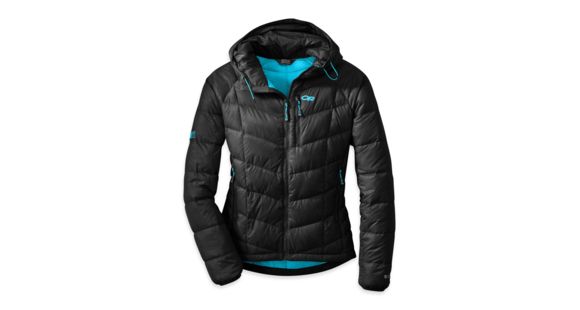 Outdoor Research Sonata Hooded Jacket - Women's-Black/Rio-Medium, BLACK-RIO-MEDIUM