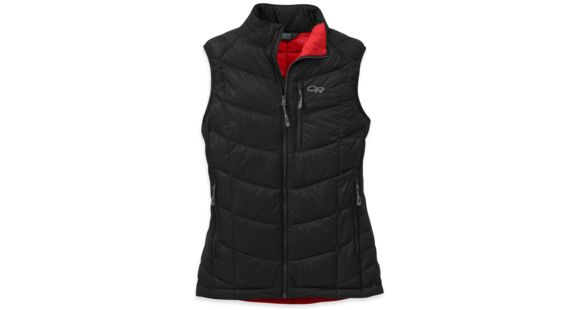 Outdoor Research Sonata Vest - Women's-Black/Flame-Small, 321716