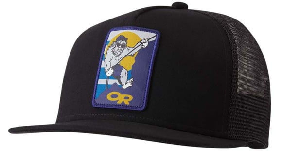 Outdoor Research Squatchin' Trucker Cap, Black, One Size, 2781240001222