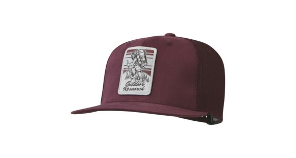 Outdoor Research Squatchin' Trucker Cap, Pinot, One Size, 2435240560222