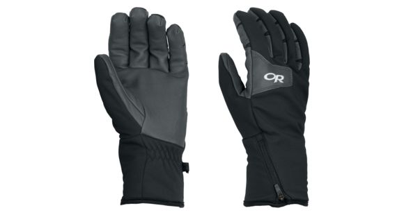 Outdoor Research Stormtracker Gloves - Men's-Black/Charcoal-Small