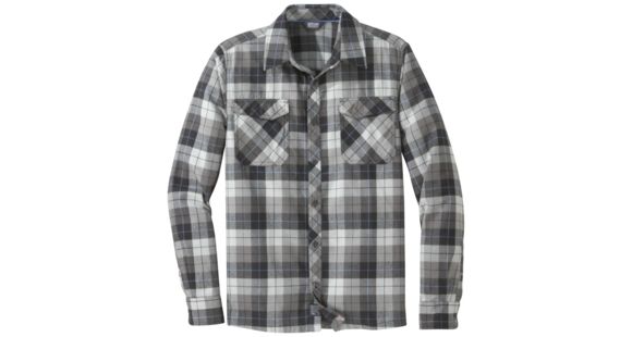 Outdoor Research Tangent II Long Sleeve Shirt - Men's, Black Plaid, 2XL, 2681211107010