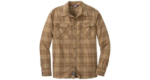 Outdoor Research Tangent II Long Sleeve Shirt - Men's, Carob Plaid, XXL, 2681211404010