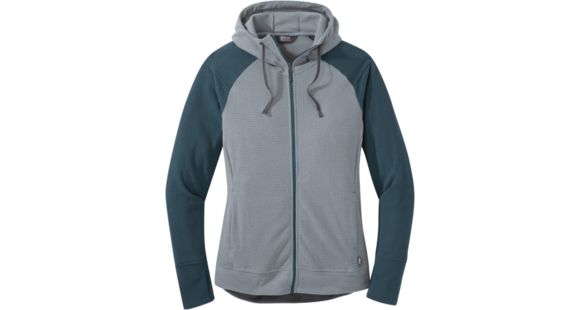 Outdoor Research Trail Mix Jacket - Women's, Lead/Mediterranean, Extra Small, 2744421796005