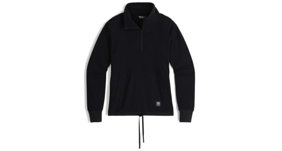Outdoor Research Trail Mix Quarter Zip Pullover - Women's, Black, Small, 3001390001006