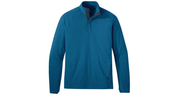 Outdoor Research Trail Mix Snap Pullover - Men's, Cascade, Large, 2744151856008
