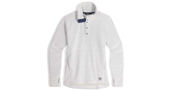 Outdoor Research Trail Mix Snap Pullover - Women's, Snow, Large, 2799732033008