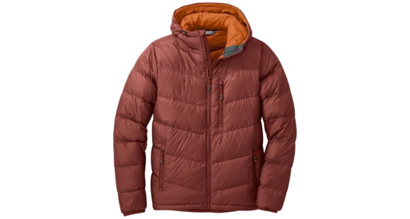 Outdoor Research Transcendent Down Hoodie - Men's, Madder, Medium, 2680841859007