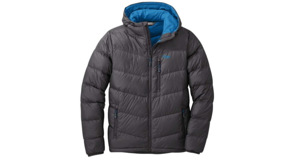 Outdoor Research Transcendent Down Hoodie - Men's, Storm, 2XL, 2680841288010