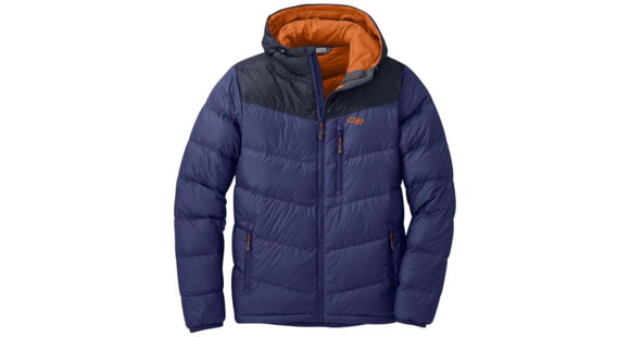 Outdoor Research Transcendent Down Hoodie - Men's, Twilight/Ink, 2XL, 2680841917010