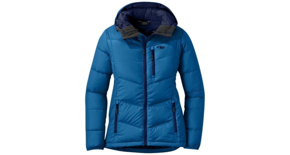 Outdoor Research Transcendent Down Hoodie - Women's, Banff, Extra Small, 2681051902005