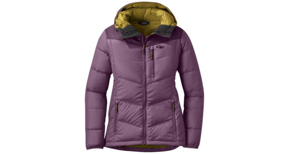 Outdoor Research Transcendent Down Hoodie - Women's, Vintage Violet/Blackberry, Medium, 2681051911007