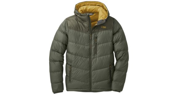 Outdoor Research Transcendent Down Hoody - Men's, Basil/Juniper, 2XL, 2680841390010