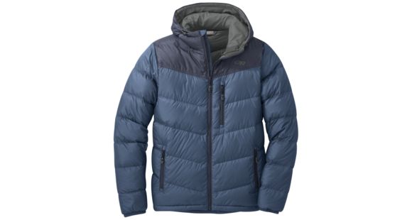 Outdoor Research Transcendent Down Hoody - Men's, Dusk/Naval Blue, 2XL, 2680841392010