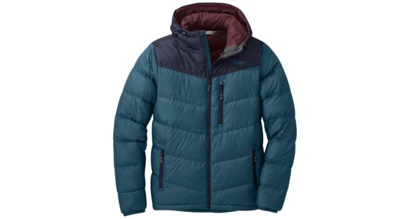 Outdoor Research Transcendent Down Hoody - Men's, Prussian Blue/Ink, 2XL, 2680841609010