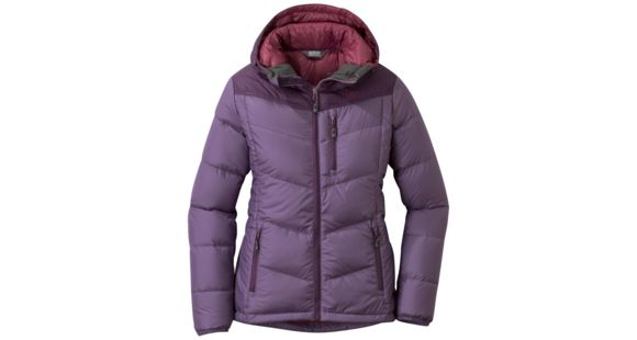 Outdoor Research Transcendent Down Hoody - Women's, Amethyst/Pacific Plum, Medium, 2681051379007