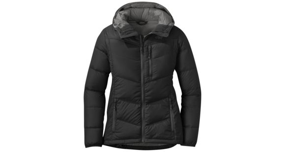 Outdoor Research Transcendent Down Hoody - Women's, Black, Extra Small, 2681050001005