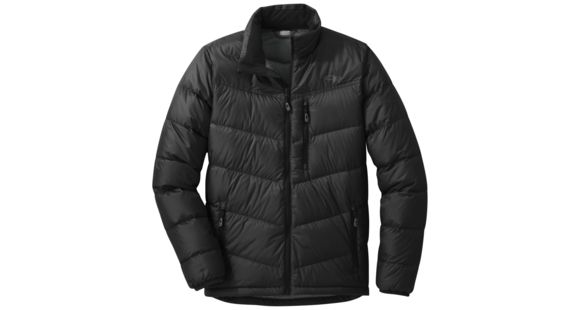 Outdoor Research Transcendent Down Jacket - Men's, Black, Large, 2680850001008